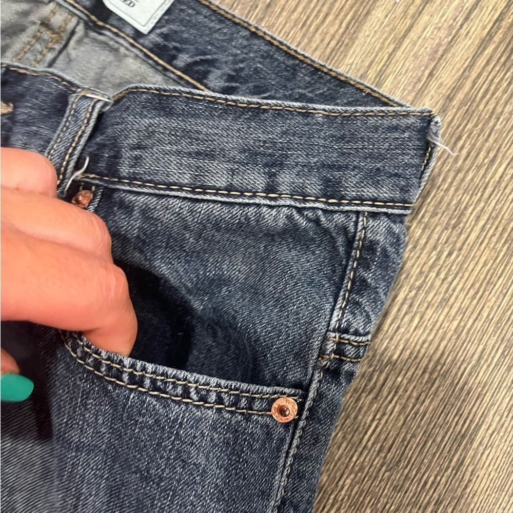 Levis Boys 550 Tapered Leg Jeans Relaxed Blurk Wash Blue Size 10 Husky 30 X 26 - Picture 5 of 11